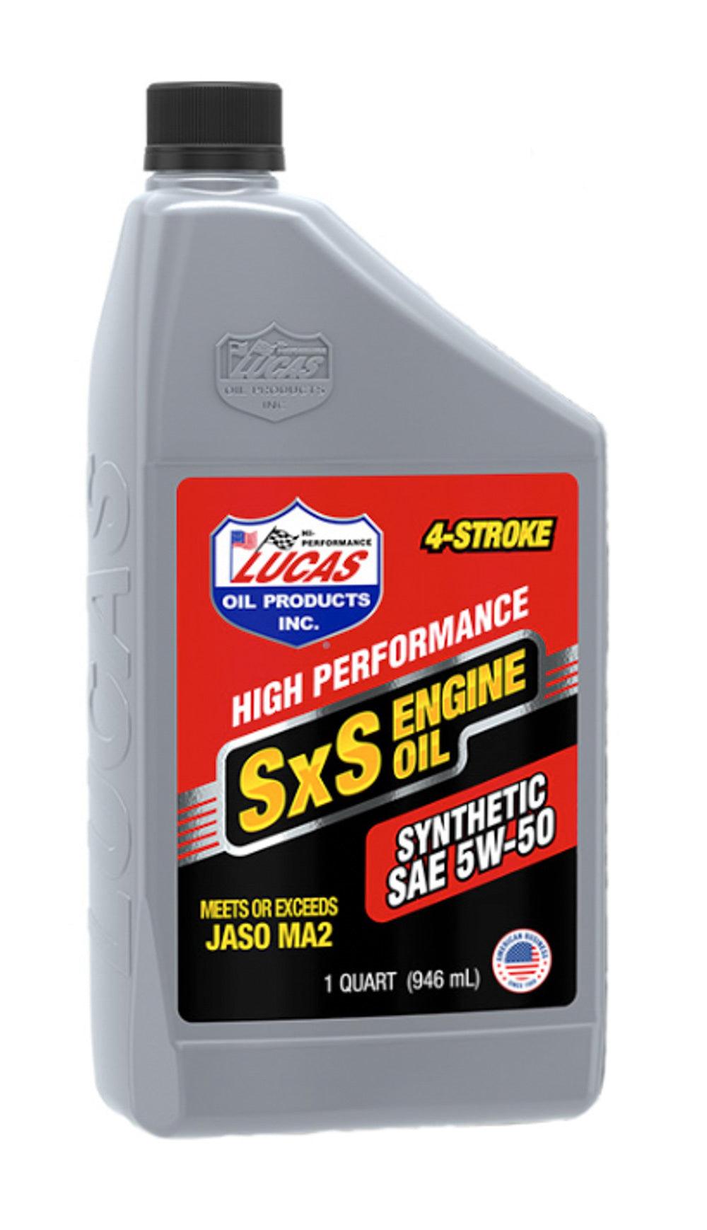 Synthetic 5w50 SXS Oil 1 Quart - Burlile Performance Products