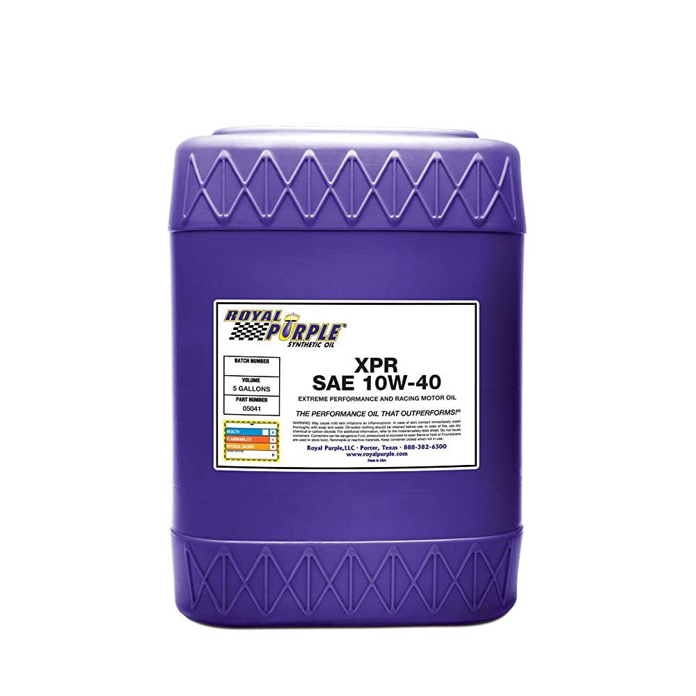 Synthetic Racing Oil XPR 5-Gallon (10W40) - Burlile Performance Products