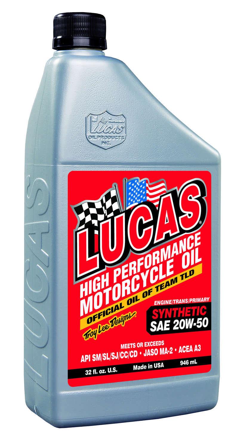 Synthetic SAE 20w50 Motorcycle Oil 6x1 Qt - Burlile Performance Products