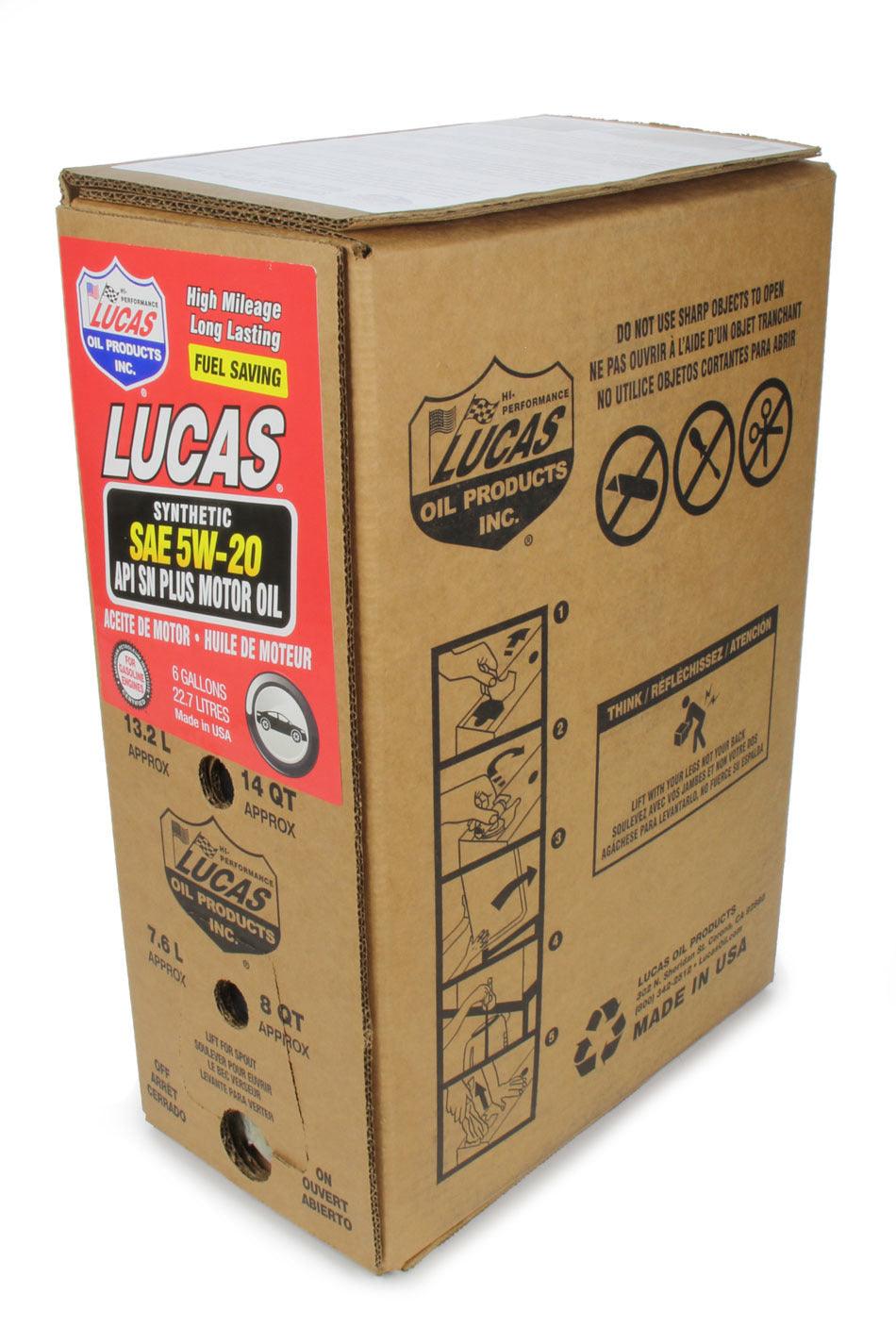 Synthetic SAE 5W20 Oil 6 Gallon Bag In Box - Burlile Performance Products