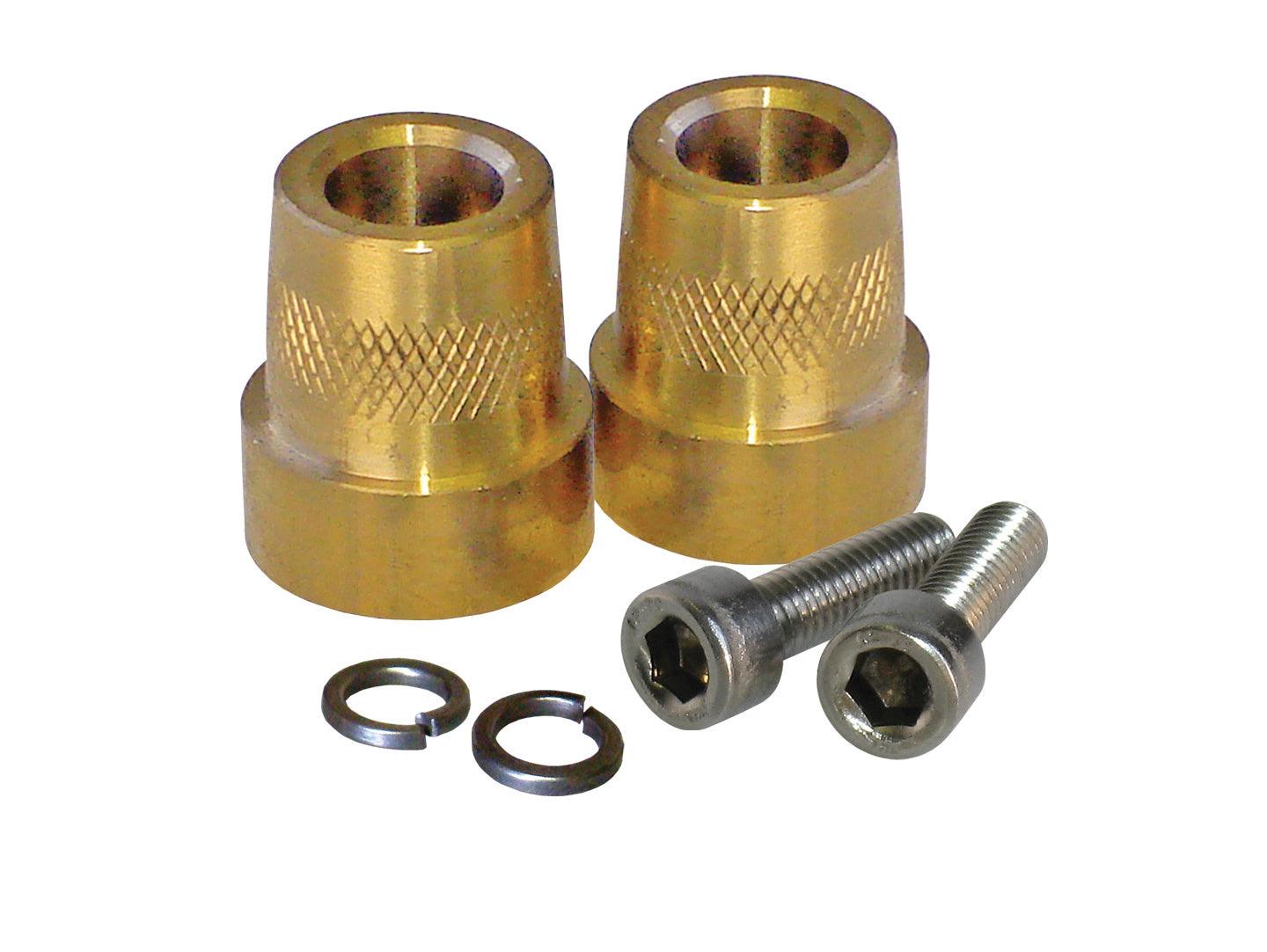 Tall Brass Post Adaptors 6mm - Burlile Performance Products