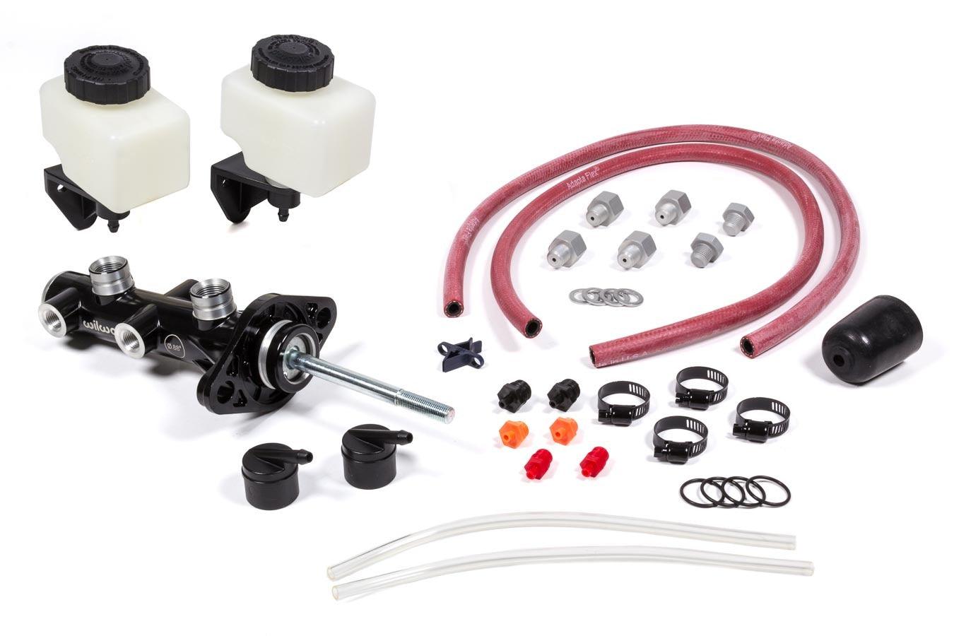 Tandem M/C Remote Mnt 7/8in Bore Black - Burlile Performance Products
