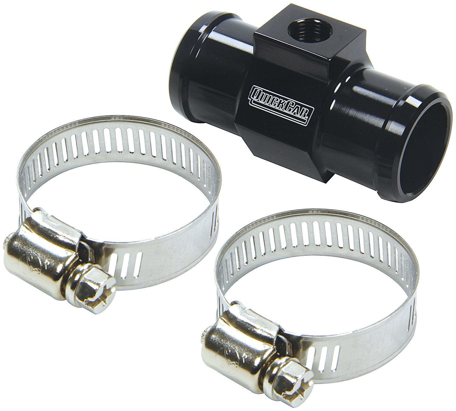 Temp Adapter 1in Hose w/ 1/8in NPT Port - Burlile Performance Products