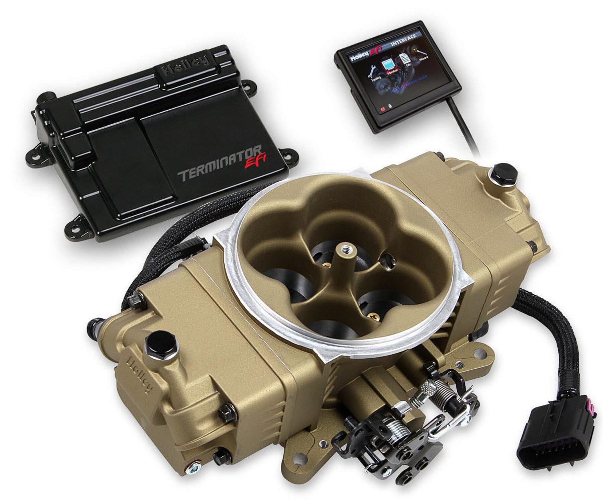 Terminator Stealth EFI Kit Classic Gold Finish - Burlile Performance Products