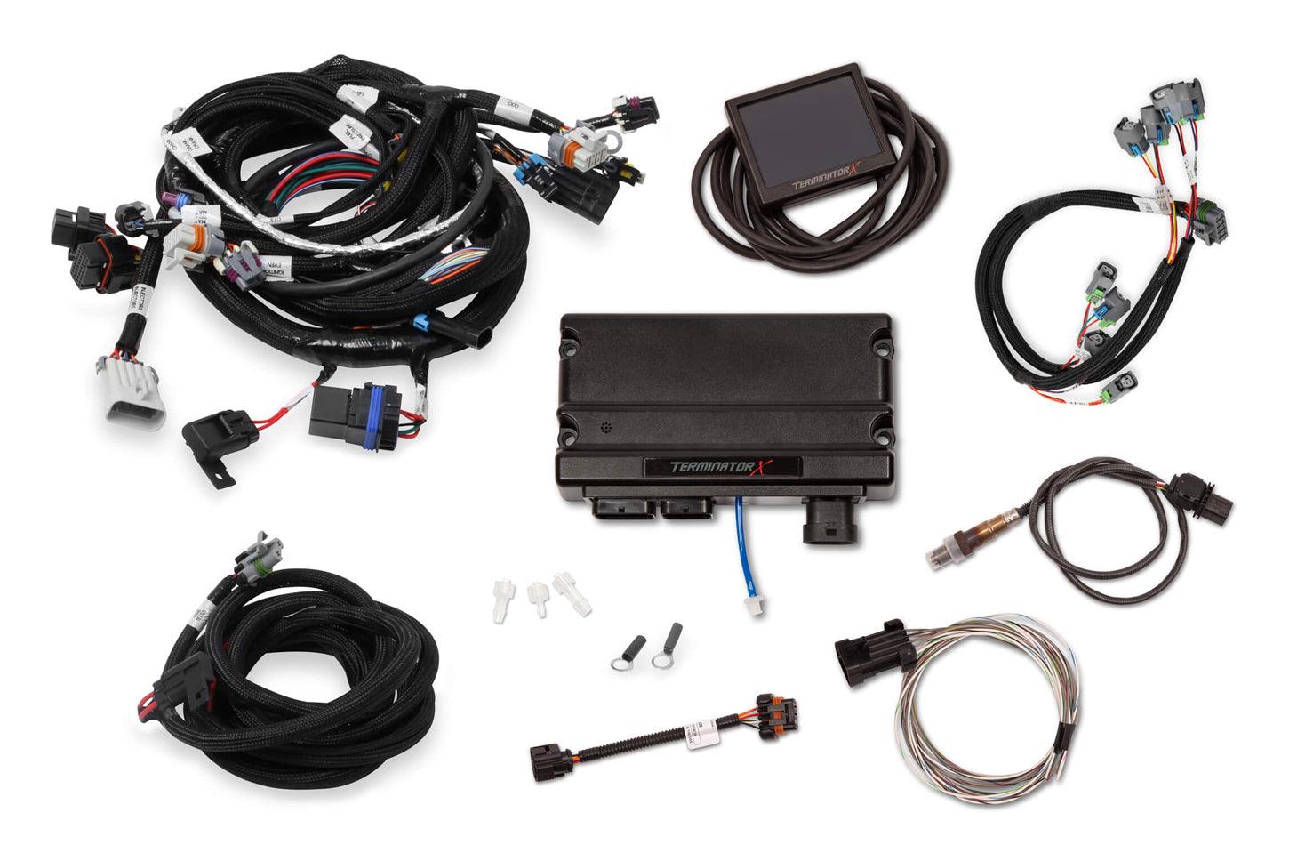 Terminator -X MPFI Kit GM LS1 w/EV6 Inj Harness - Burlile Performance Products