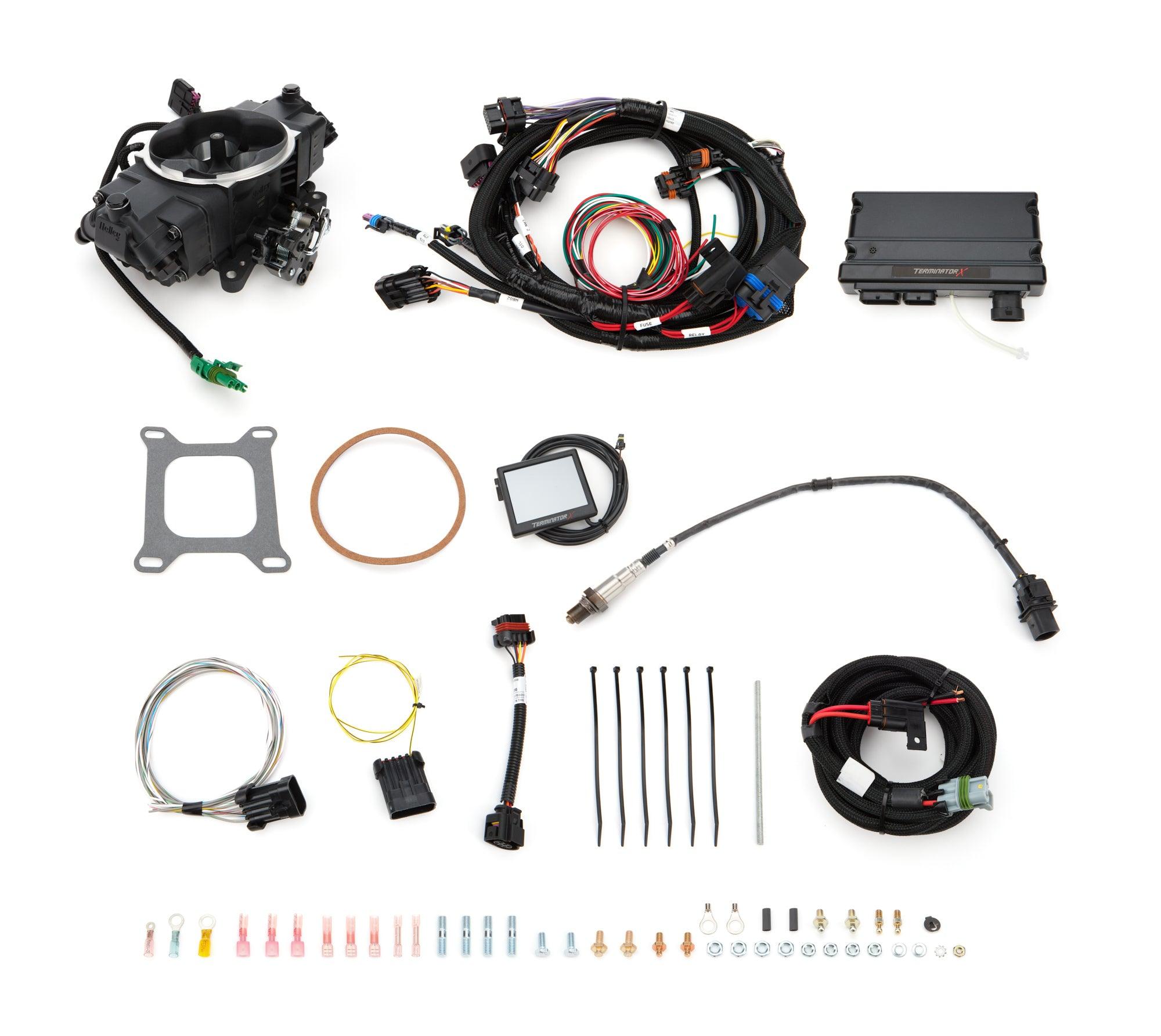 Terminator X Stealth EFI Kit 4150 Black - Burlile Performance Products