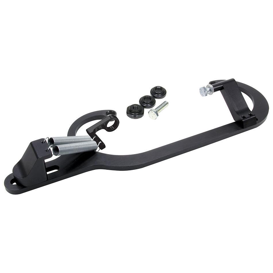 Throttle Return Spring Bracket with Stop Black - Burlile Performance Products
