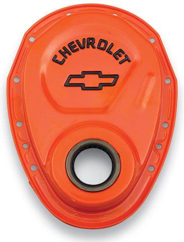 Timing Chain Cover - 69-91 GM Orange - Burlile Performance Products