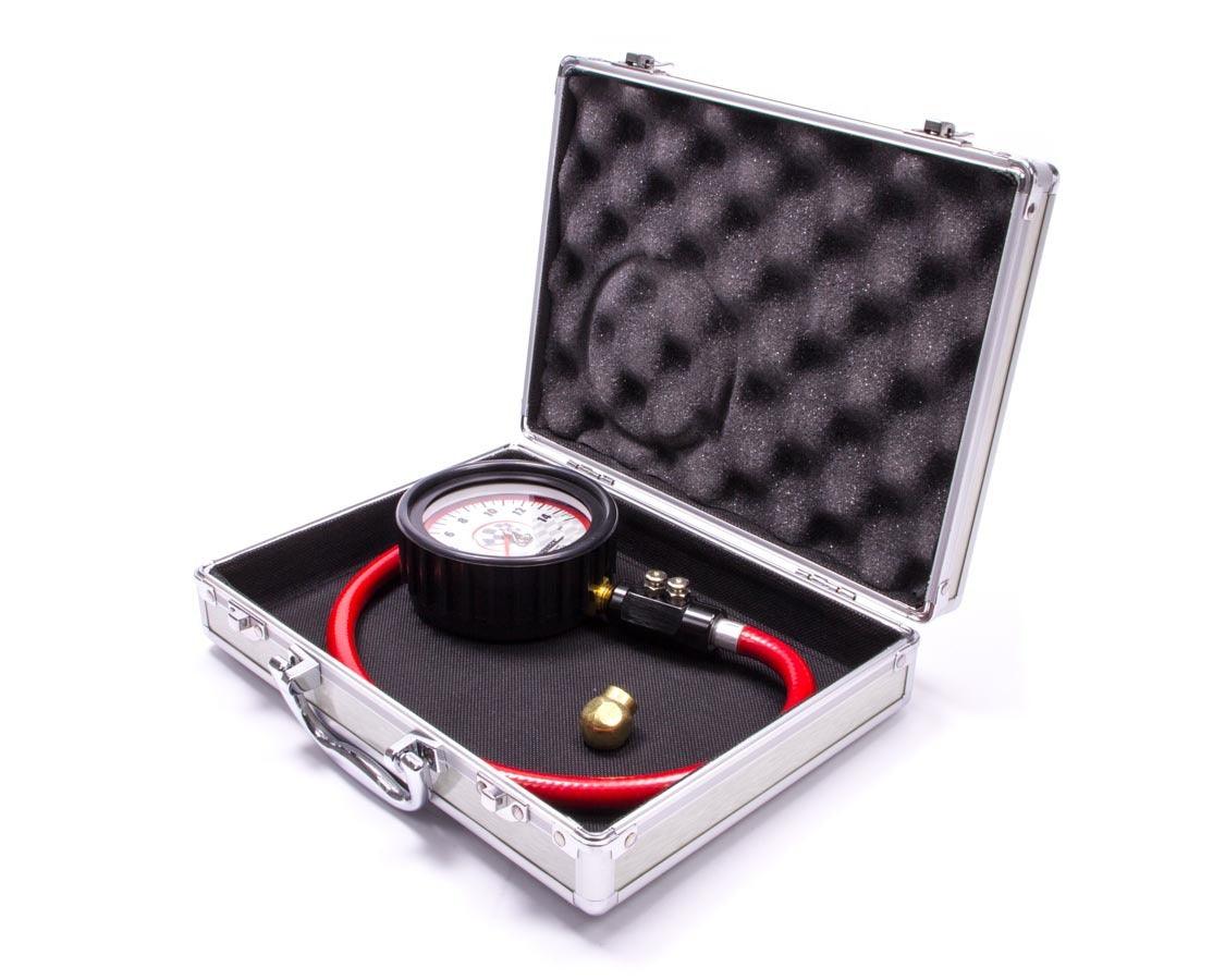 Tire Gauge 0-15PSI 3.5in GID Dual Bleed Magnum - Burlile Performance Products