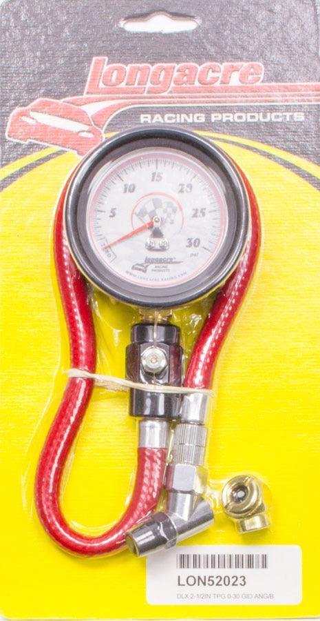Tire Gauge 0-30PSI 2.5in GID Deluxe - Burlile Performance Products