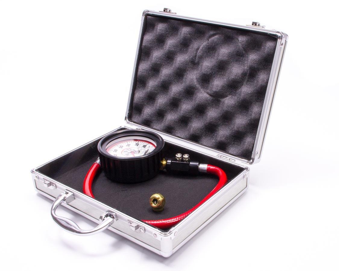 Tire Gauge 0-40PSI 3.5in GID Dual Bleed - Burlile Performance Products