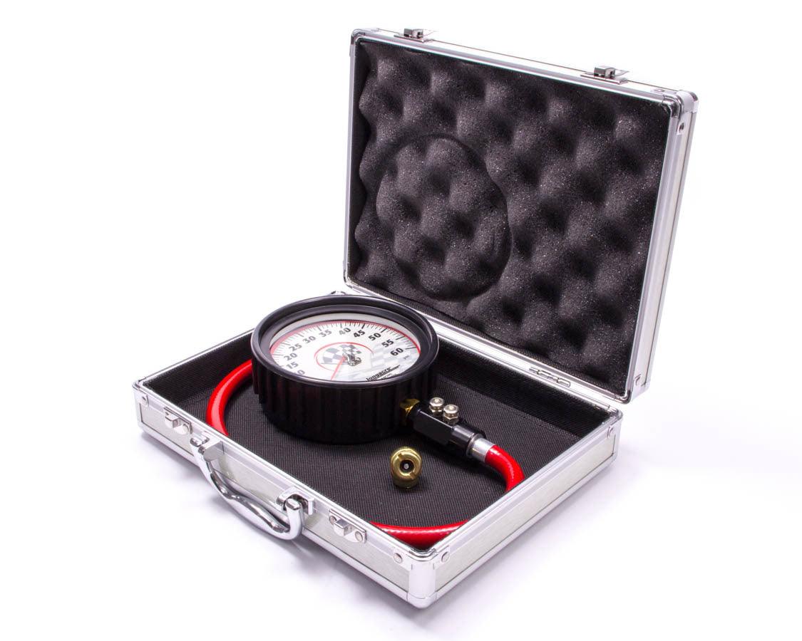 Tire Gauge 0-60PSI 4.5in GID Dual Bleed Pro - Burlile Performance Products