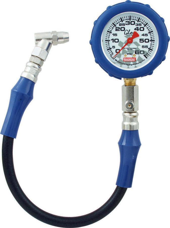 Tire Gauge 60 PSI Glo Gauge - Burlile Performance Products