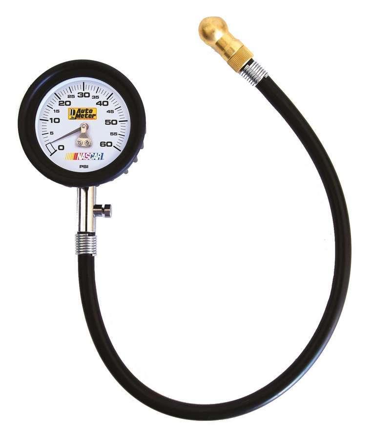 Tire Pressure Gauge 0-60 PSI Analog w/Bleed Valve - Burlile Performance Products