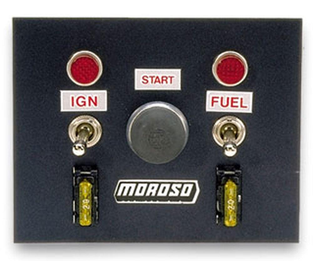 Toggle Switch Panel 4in x 5in - Black Finish - Burlile Performance Products