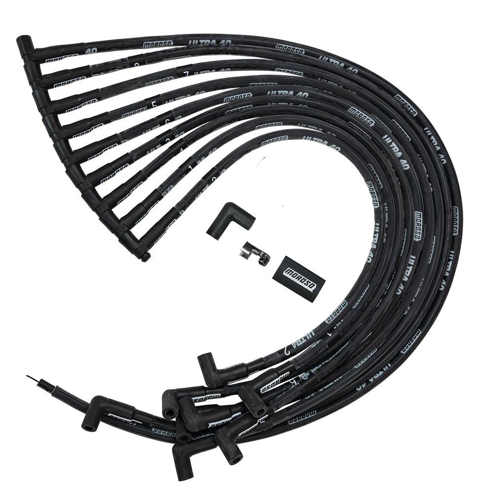Ultra 40 Plug Wire Set BBC w/Jesel Front Drive - Burlile Performance Products