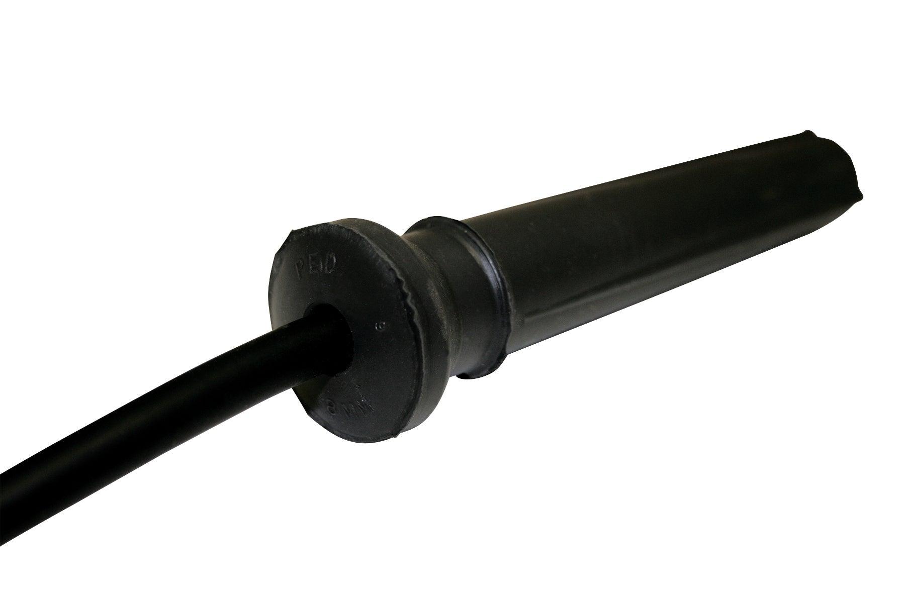 Ultra 40 Plug Wire Set - Black Unsleeved - Burlile Performance Products