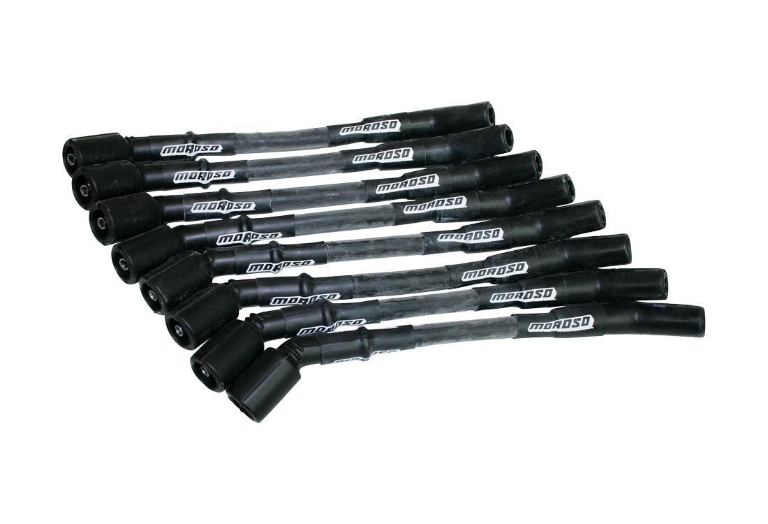 Ultra 40 Plug Wire Set Black w/Sleeves - Burlile Performance Products