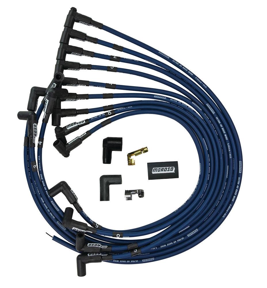 Ultra 40 Plug Wire Set - Blue - Burlile Performance Products