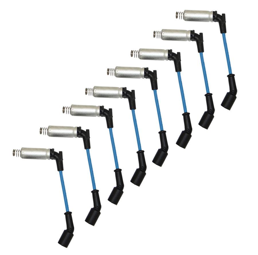 Ultra 40 Plug Wire Set GM LS - Blue - Burlile Performance Products