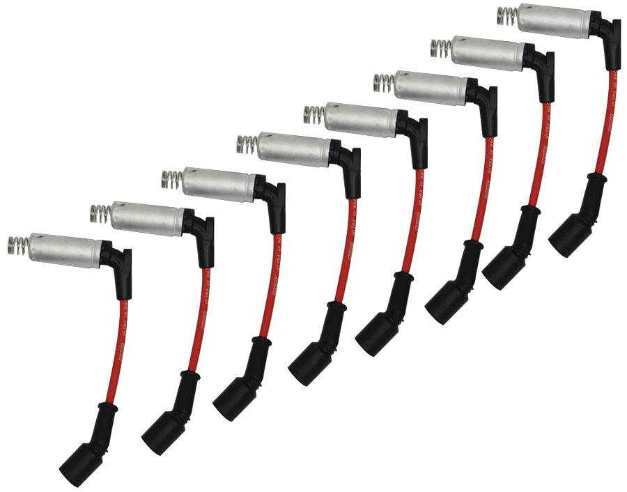 Ultra 40 Plug Wire Set GM LS - Red - Burlile Performance Products