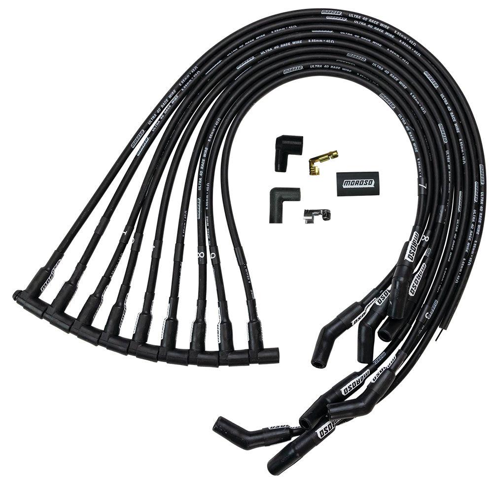 Ultra 40 Spark Plug Wire Set - BBC HEI 135-Deg - Burlile Performance Products