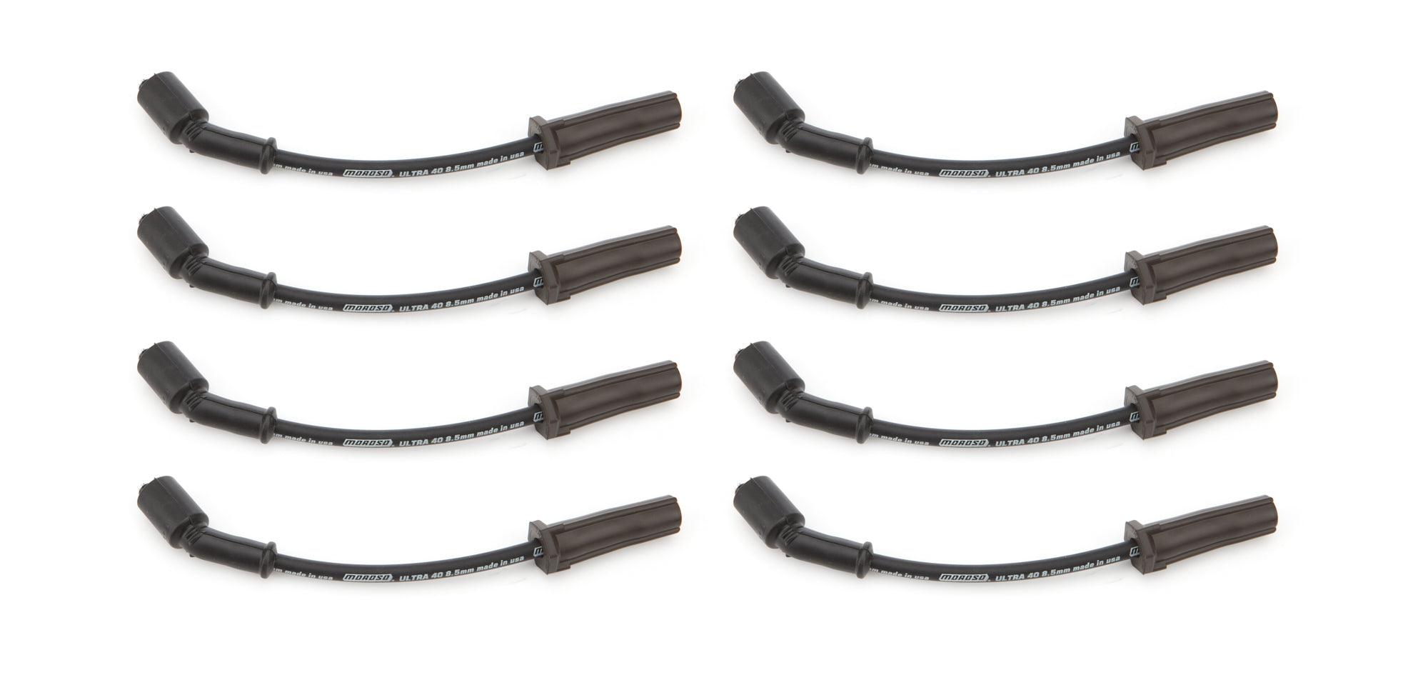 Ultra 40 Wire Set 8.5mm GM LS/LT 9.75 Black - Burlile Performance Products