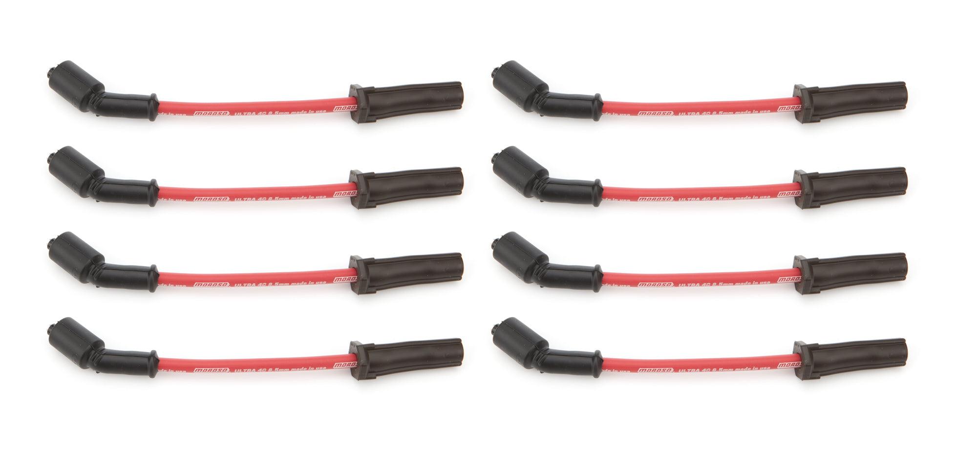 Ultra 40 Wire Set 8.5mm GM LS/LT 9.75 Red - Burlile Performance Products