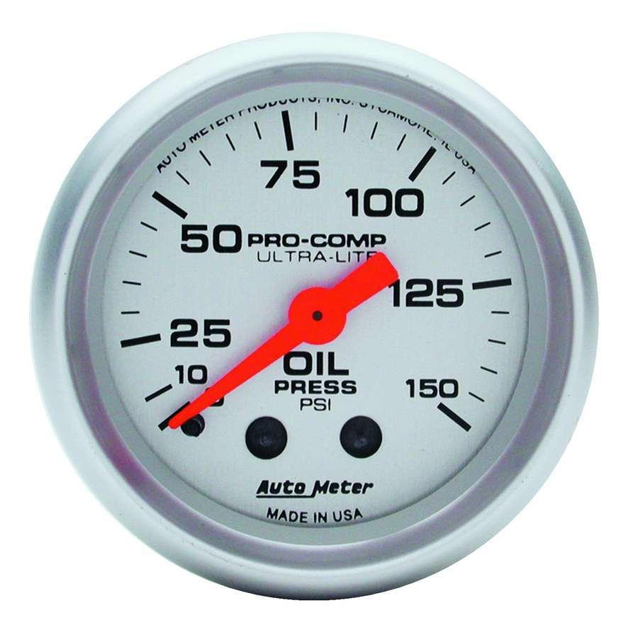 Ultra Lite 2 1/16in Oil 0-150 PSI Mech. - Burlile Performance Products