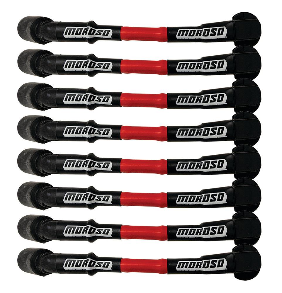 Ultra Plug Wire Set GM LS 9.75 Long Red - Burlile Performance Products