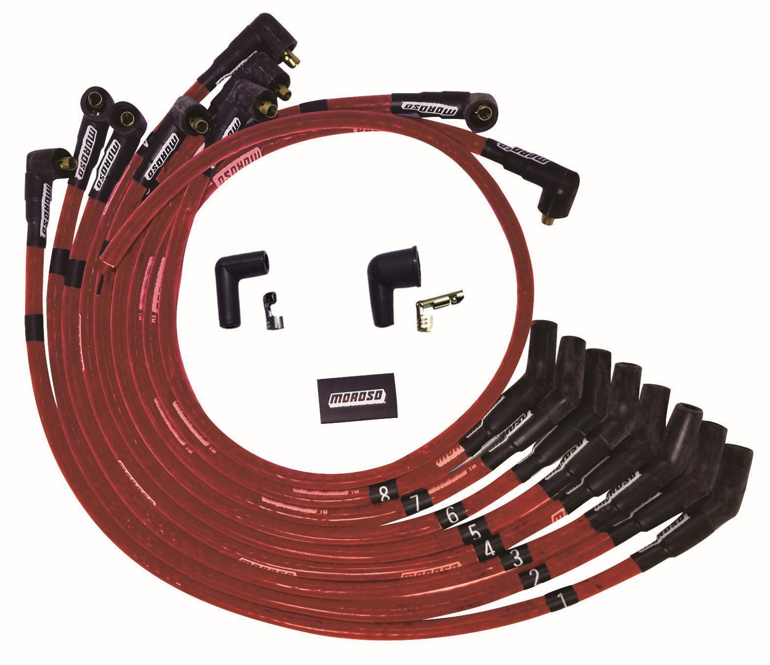 Ultra Plug Wire Set SBF 260-302 Red - Burlile Performance Products