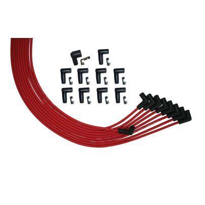 Ultra Plug Wire Set Universal V8 Red - Burlile Performance Products