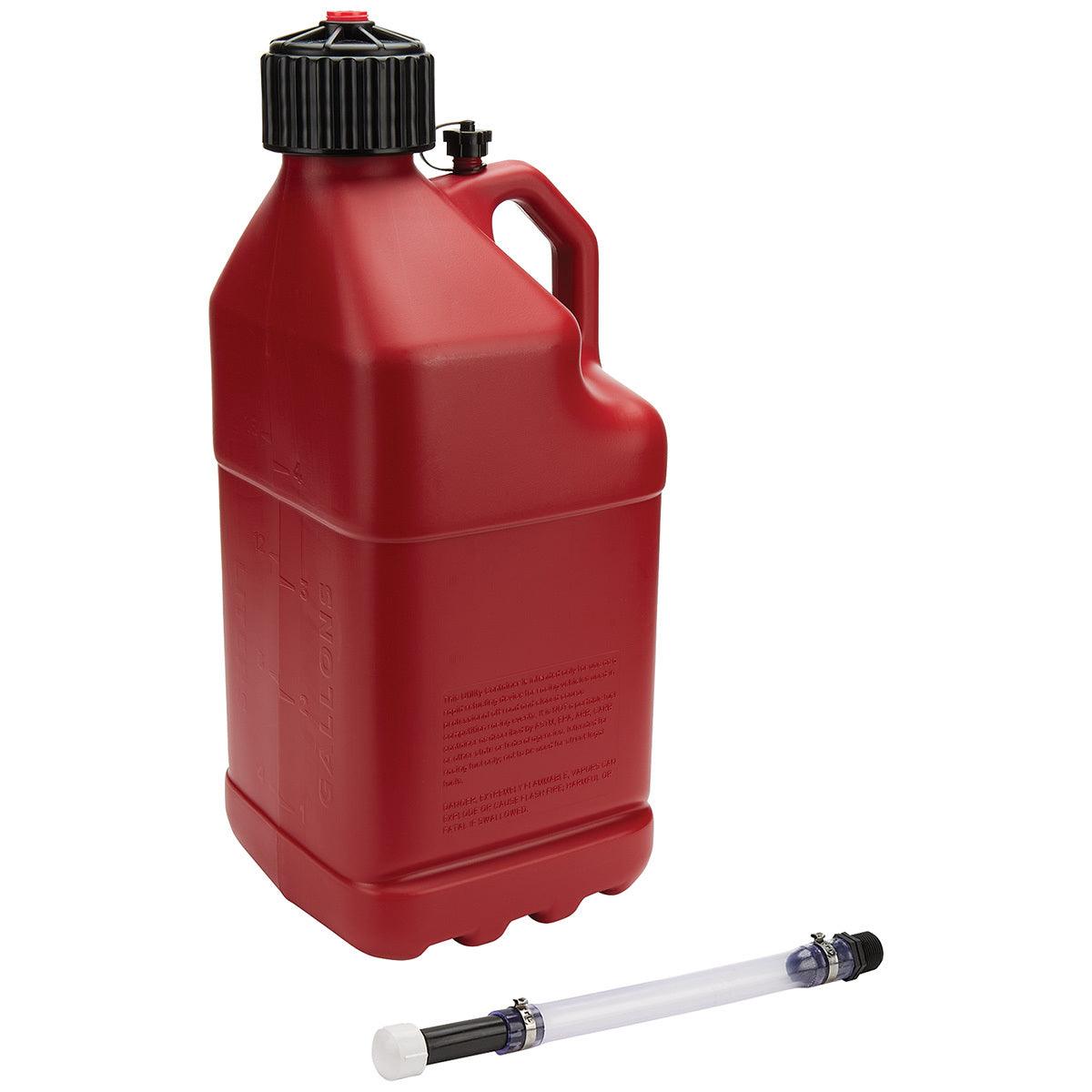 Utility Jug 5 Gal w/Filler Hose Red - Burlile Performance Products