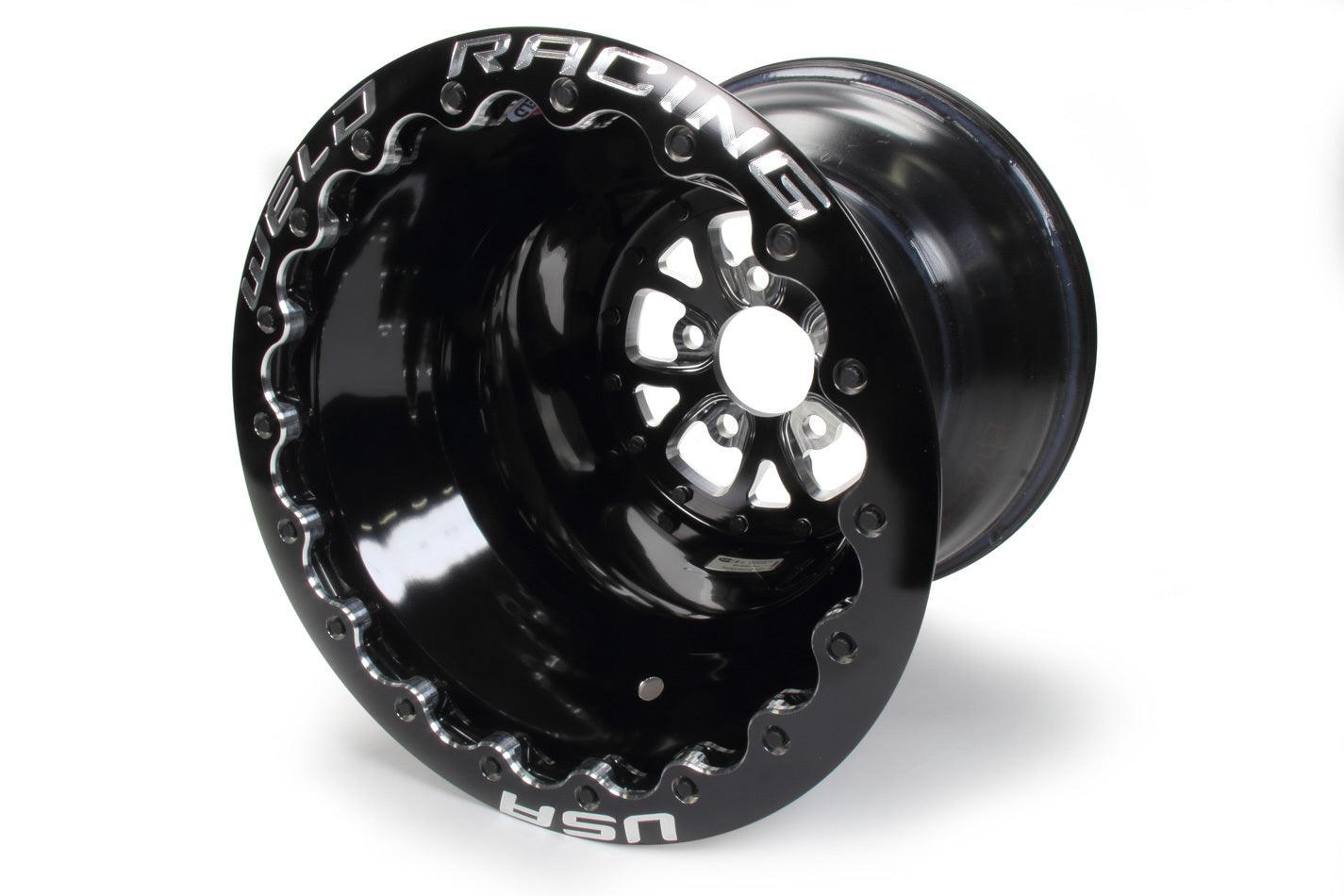 V-Series Drag Wheel Blk 16x16 5x4.75 4.0 BS - Burlile Performance Products