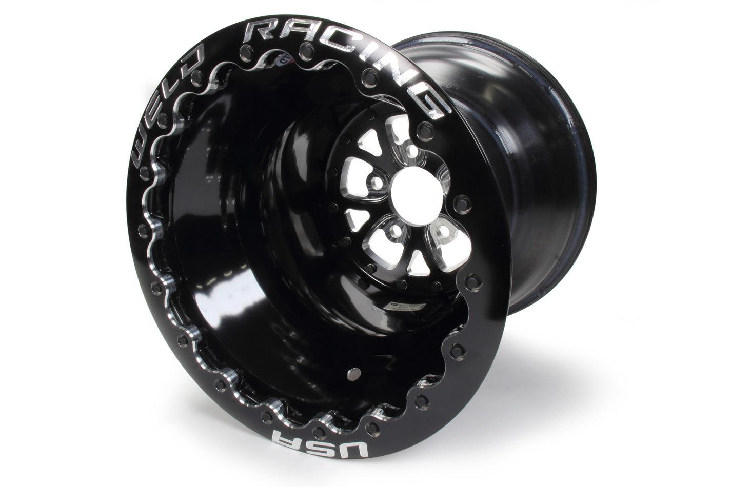 V-Series Drag Wheel Blk 16x16 5x4.75 5.0 BS - Burlile Performance Products