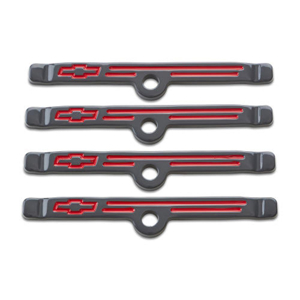 Valve Cover Hold Downs Shark Gray 4 Pack - Burlile Performance Products