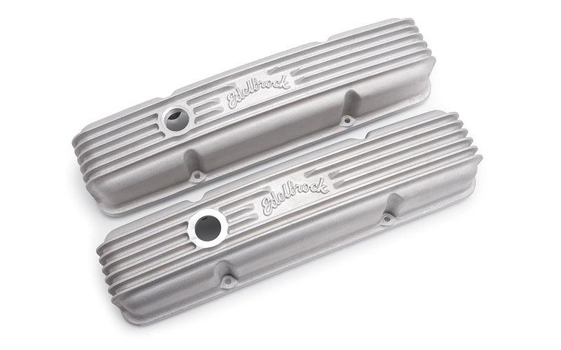 Valve Cover Kit Classic Finned SBC 59-86 - Burlile Performance Products