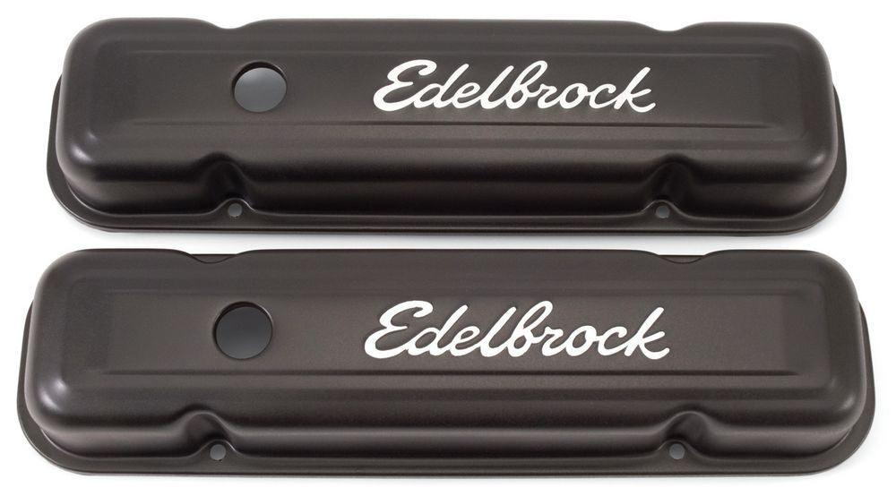 Valve Cover Kit Pontiac V8 Signature Series Blk - Burlile Performance Products