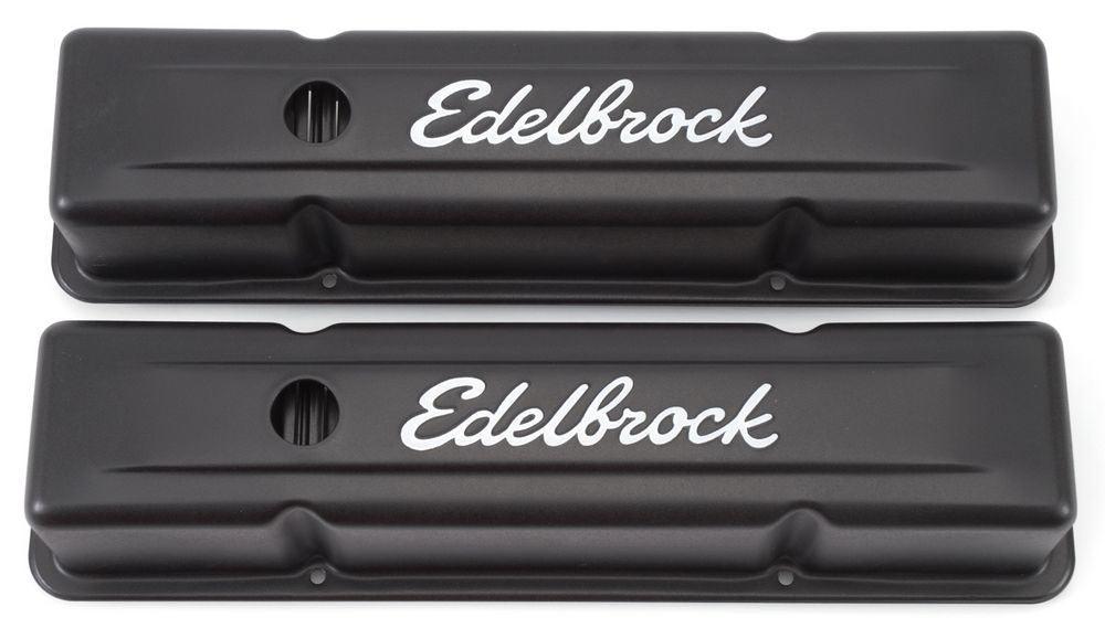 Valve Cover Kit SBC Signature Series Black - Burlile Performance Products