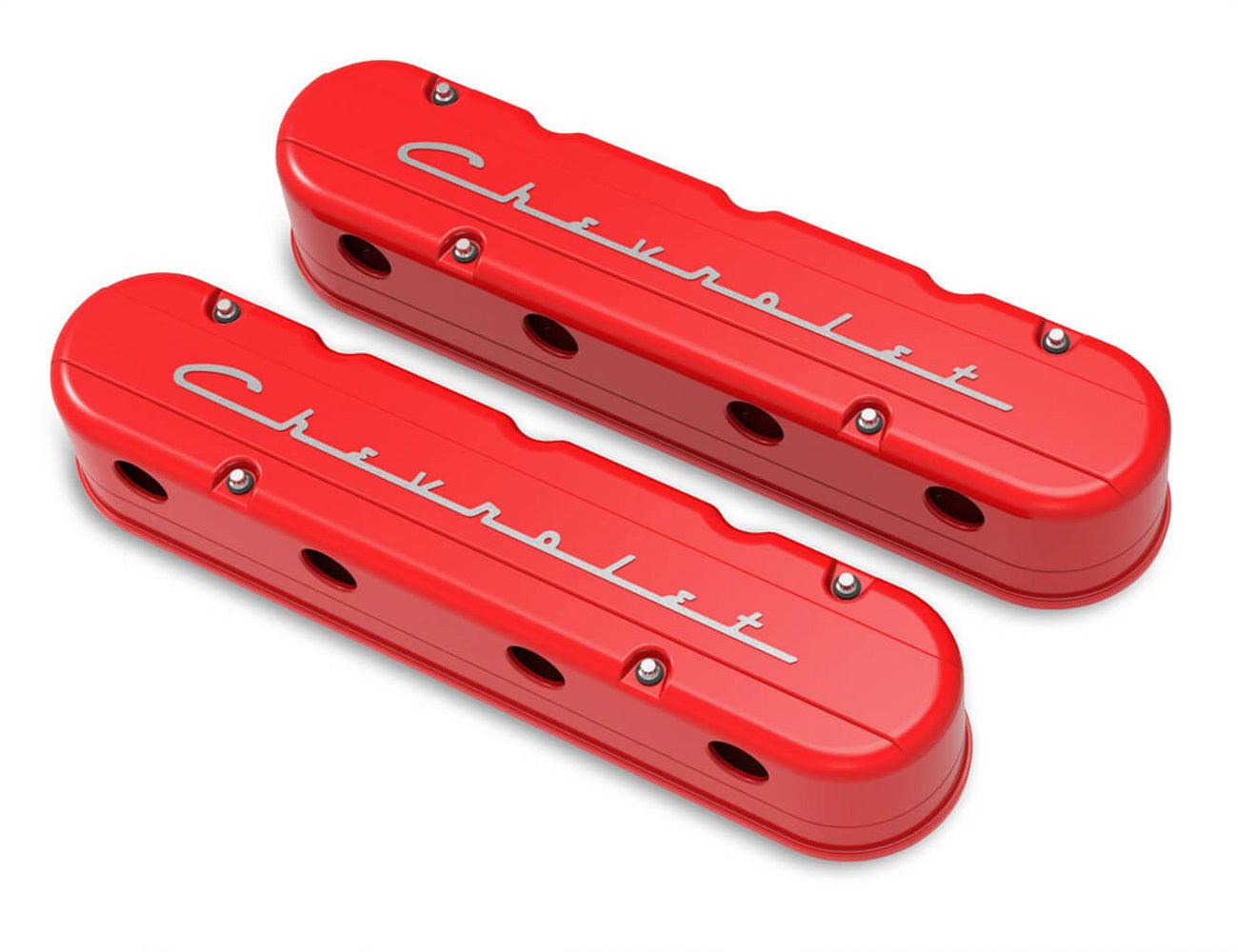 Valve Cover Set 2-Piece GM LS w/Chevrolet Logo - Burlile Performance Products