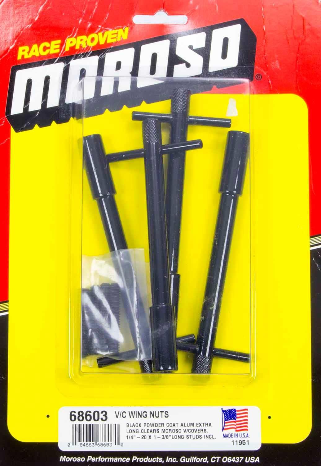 V/C Wing Nuts - Black P/C (4) - Burlile Performance Products