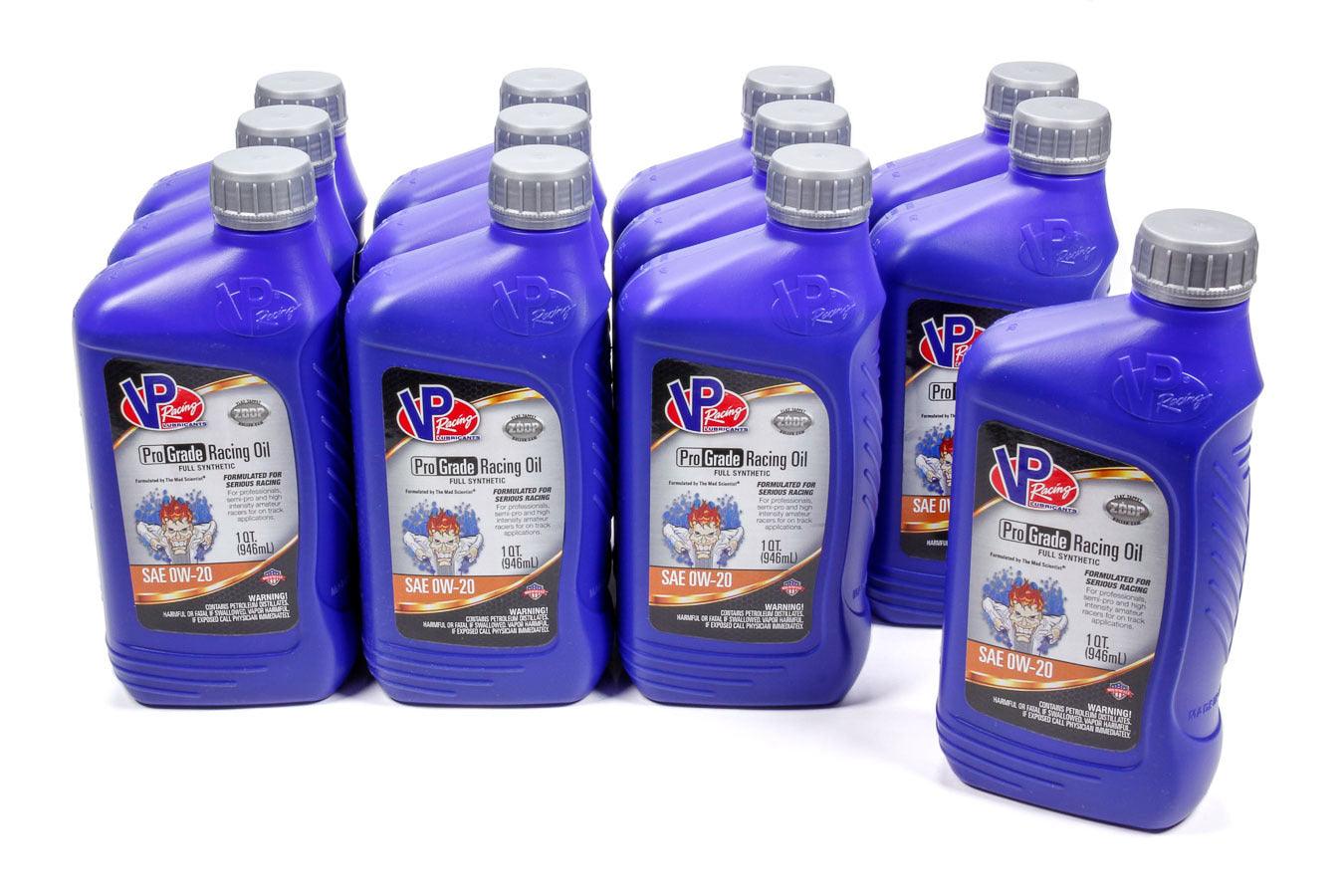 VP 0w20 Pro Grade Racing 32oz (Case 12) - Burlile Performance Products