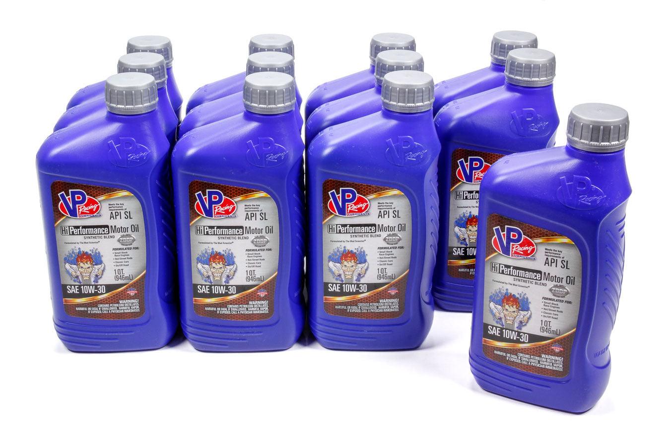 VP 10w30 HI-Performance Racing 32oz (Case 12) - Burlile Performance Products