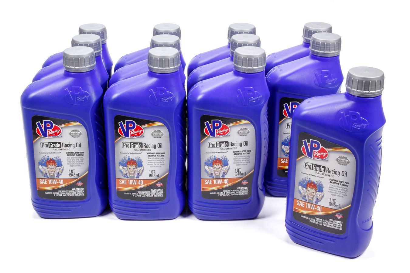VP 10w40 Pro Grade Racing 32oz (Case 12) - Burlile Performance Products