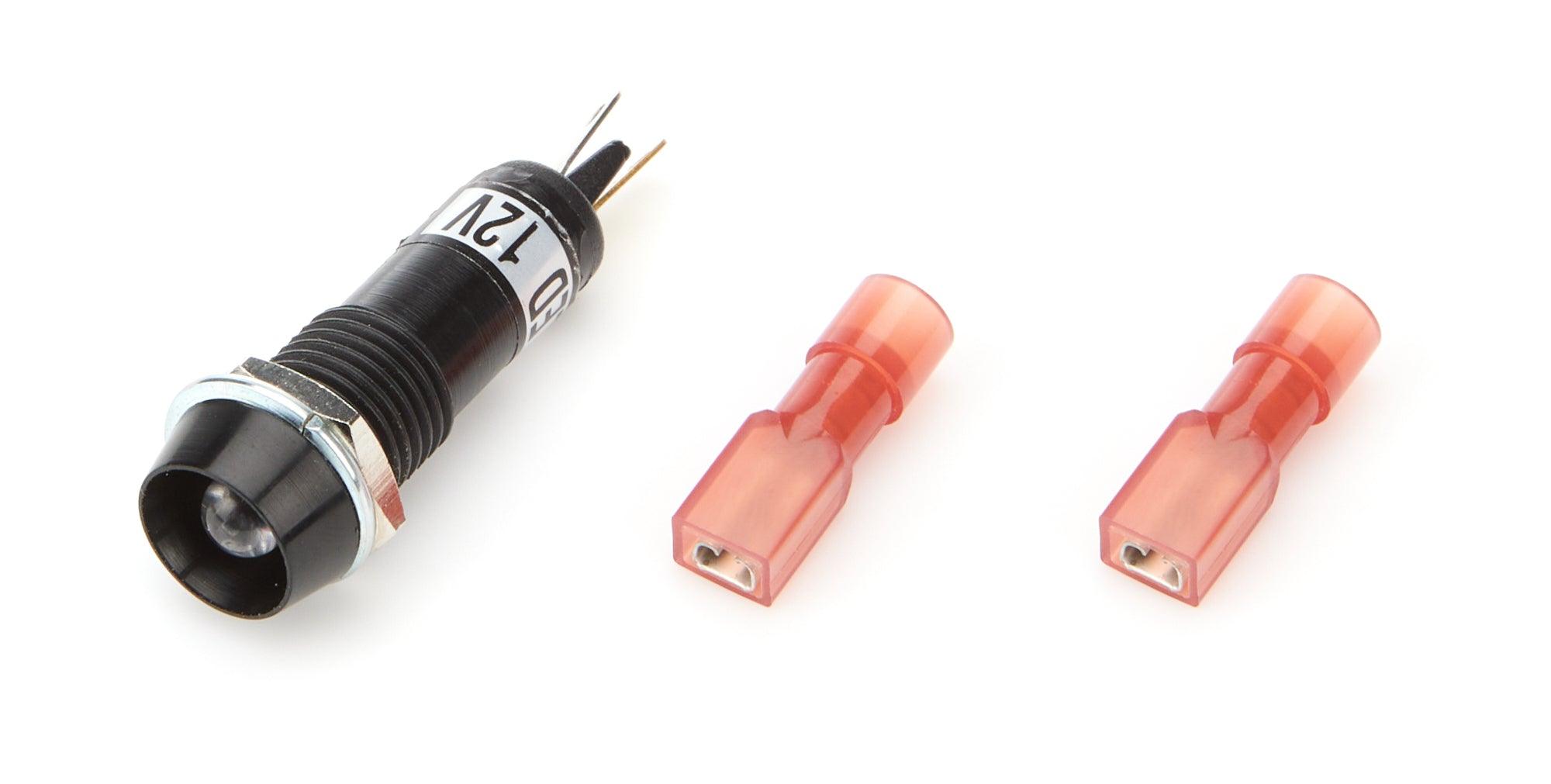 Warning Light 3/8in White - Burlile Performance Products