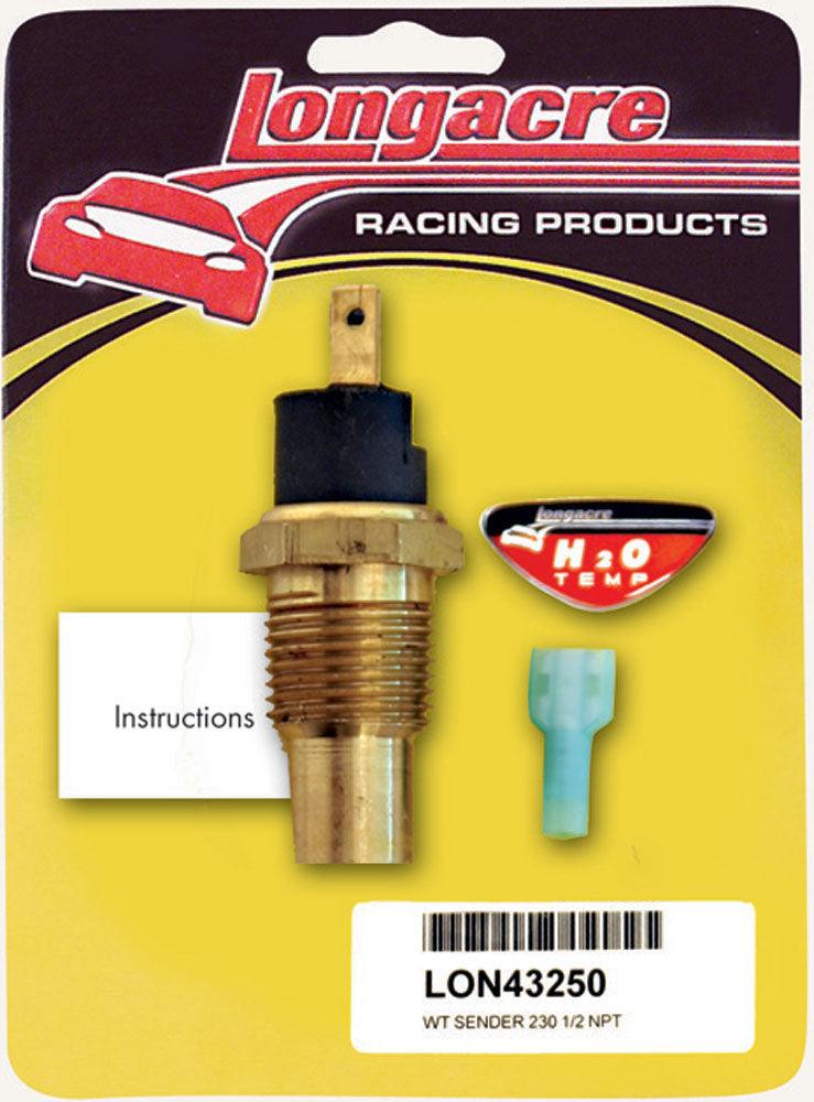 Water Temp Sender 1/2in. NPT 230 Deg - Burlile Performance Products