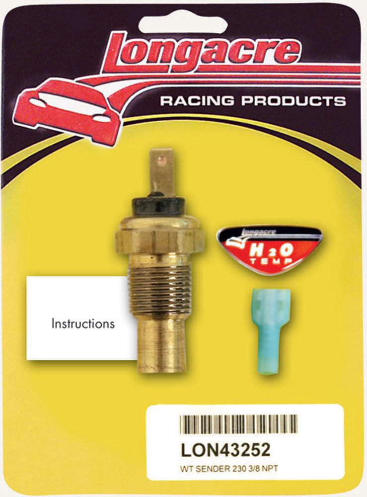 Water Temp Sender 3/8in. NPT 230 Deg - Burlile Performance Products
