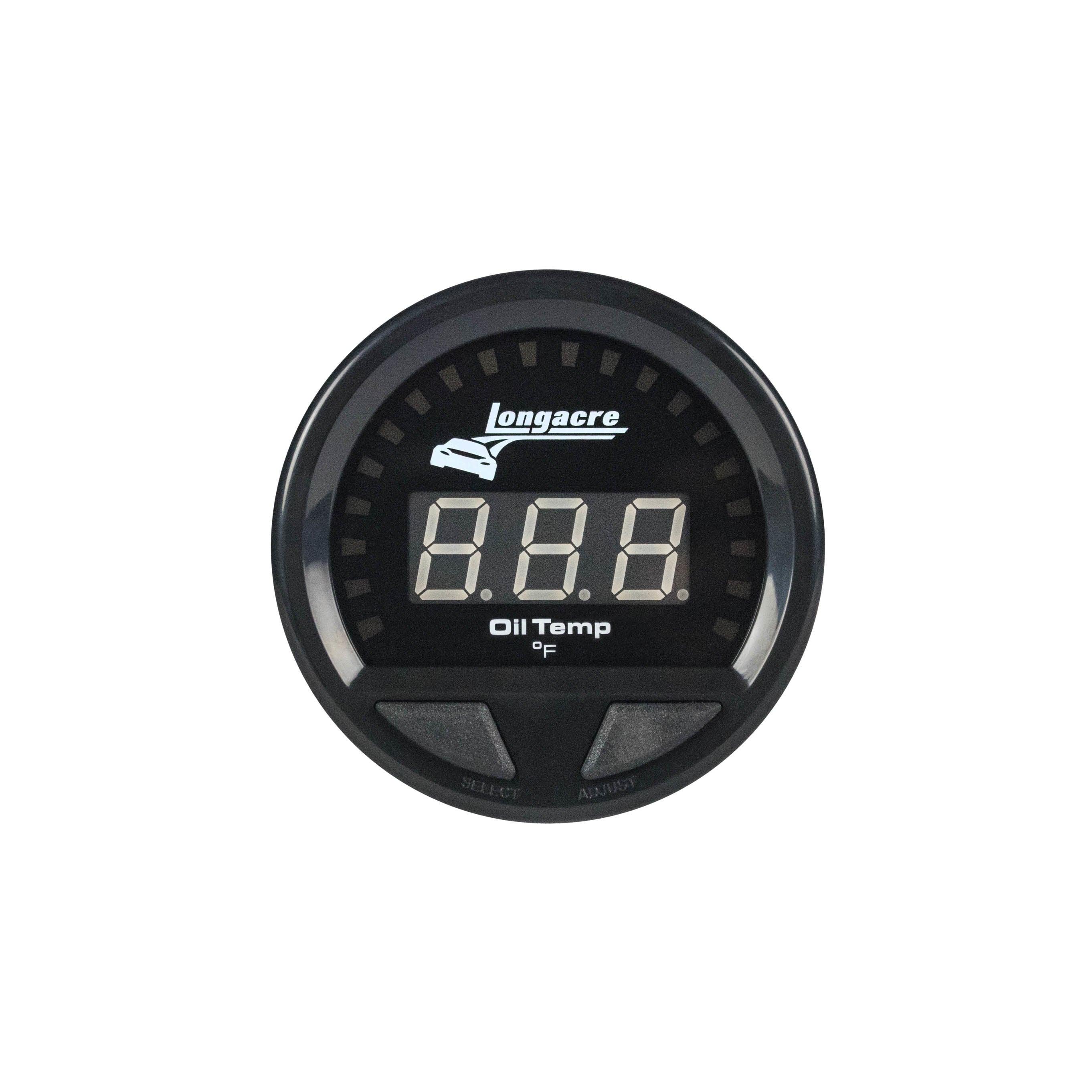 Waterproof LED Oil Temp Gauge 100-340f - Burlile Performance Products