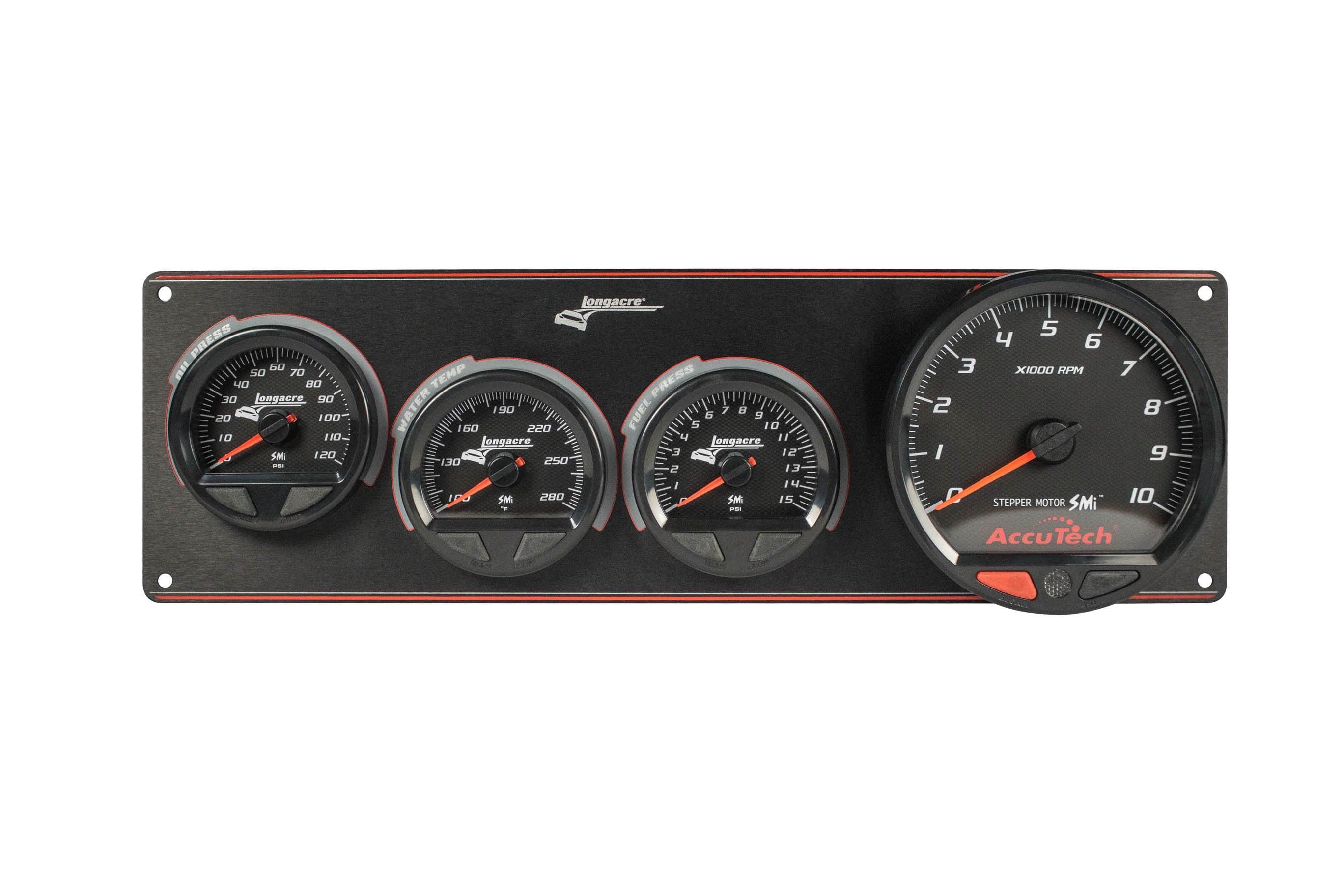 Waterproof SMI 3 Gauge Panel W/Tach OP/WT/FP - Burlile Performance Products