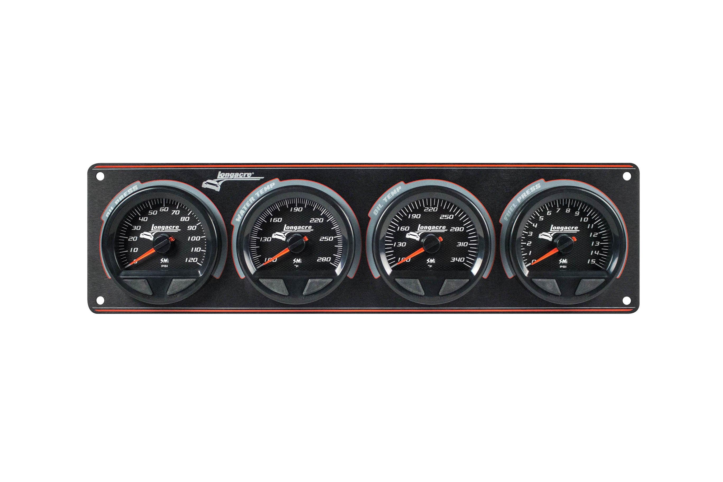 Waterproof SMI 4 Gauge Panel OP/WT/OT/FP - Burlile Performance Products